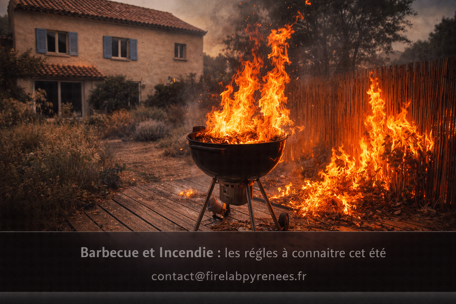 Barbecue incendie prevention regles ete - FireLab Pyrenees