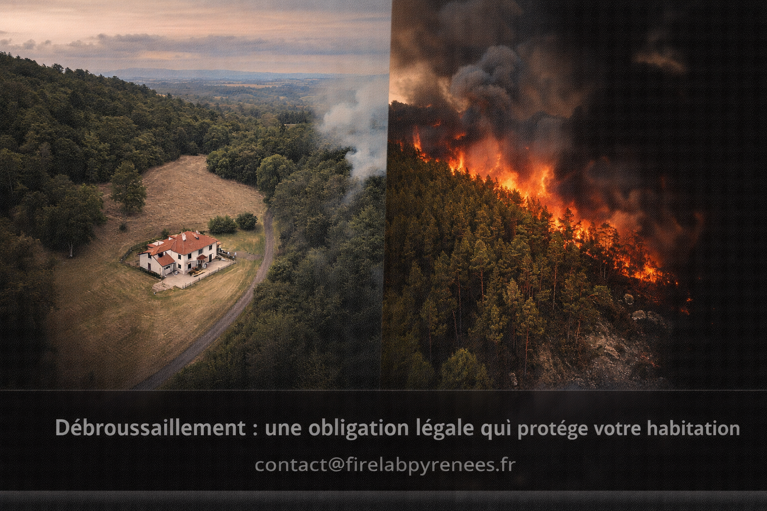 Débroussaillement obligatoire autour habitation — FireLab Pyrénées
