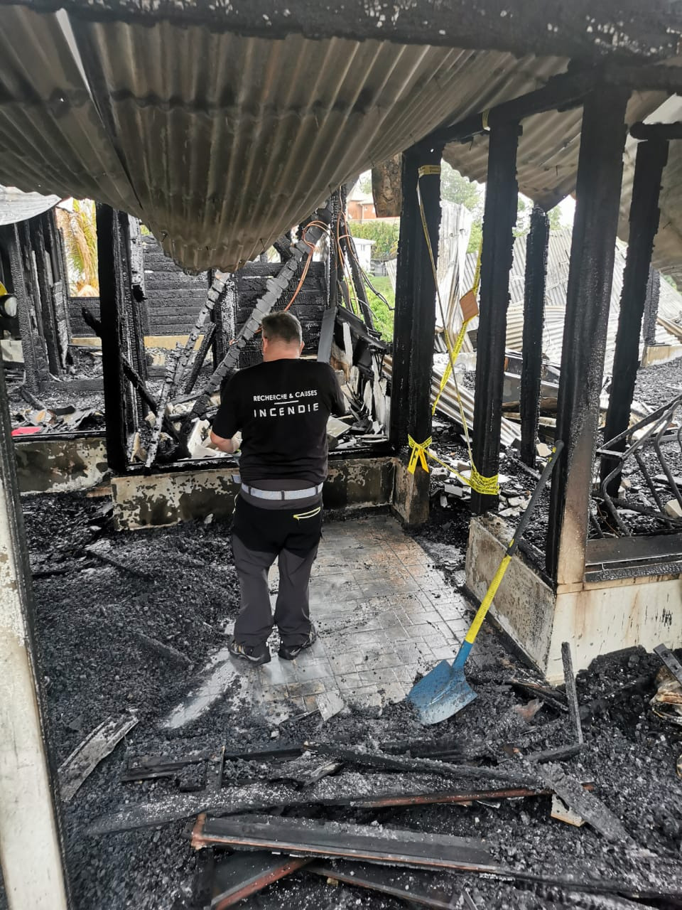 Lecture des indices post-incendie — Investigation RCCI terrain