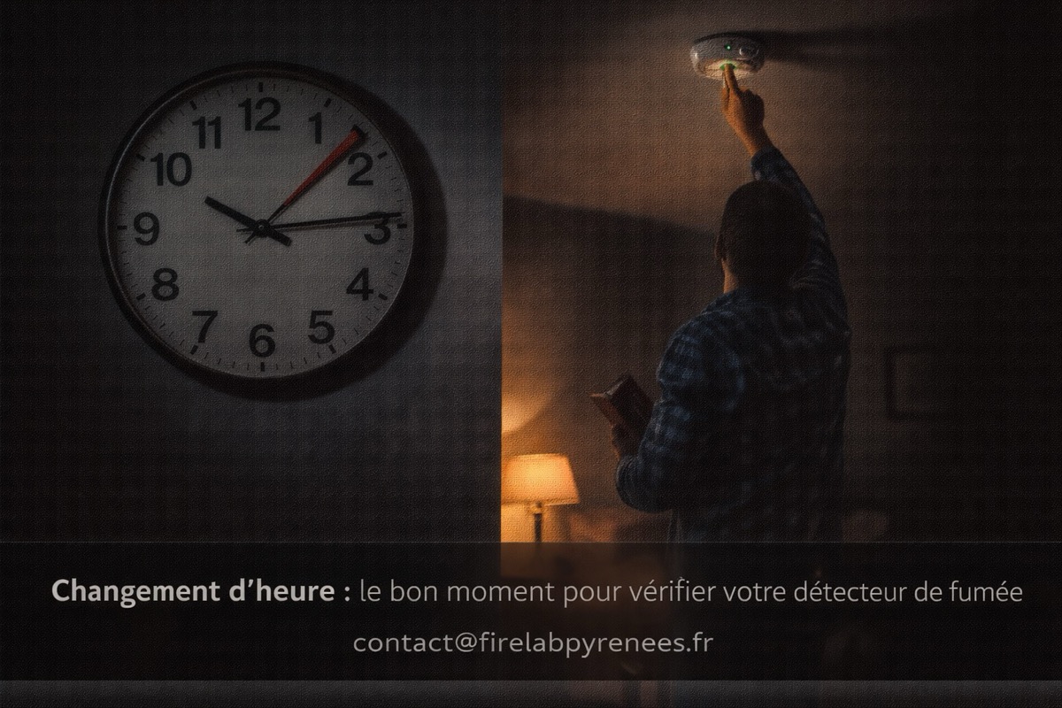 Détecteur de fumée — Prévention incendie FireLab Pyrénées