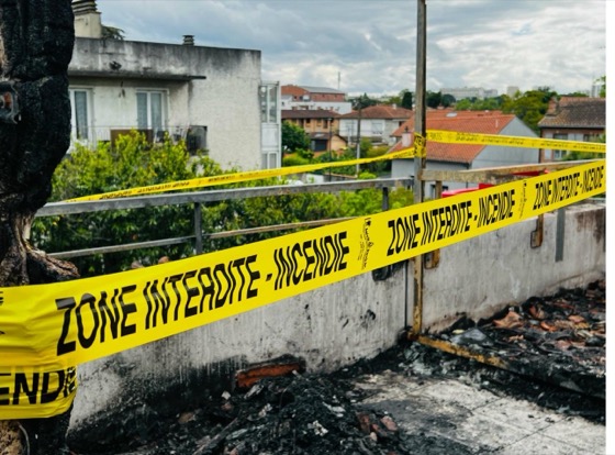 La Scène — Zone interdite incendie